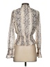 Japna 100% Polyester Ivory Long Sleeve Blouse Size S - photo 2
