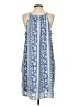 Gap 100% Polyester Print Blue Casual Dress Size S - photo 2
