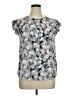 Calvin Klein Gray Short Sleeve Blouse Size XL - photo 1