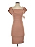 June & Hudson Solid Tan Cocktail Dress Size S - photo 1