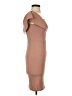 June & Hudson Solid Tan Cocktail Dress Size S - photo 4