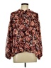 Böhme 100% Polyester Brown Long Sleeve Blouse Size L - photo 1