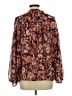 Böhme 100% Polyester Brown Long Sleeve Blouse Size L - photo 2