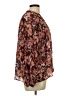 Böhme 100% Polyester Brown Long Sleeve Blouse Size L - photo 4
