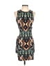 Topshop Graphic Black Cocktail Dress Size 4 - photo 1