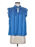 Maison d' Amelie 100% Polyester Blue Sleeveless Blouse Size S - photo 1
