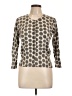 Audrey & Grace 100% Nylon Animal Print Gray Cardigan Size L - photo 1