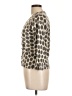 Audrey & Grace 100% Nylon Animal Print Gray Cardigan Size L - photo 5