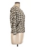 Audrey & Grace 100% Nylon Animal Print Gray Cardigan Size L - photo 4