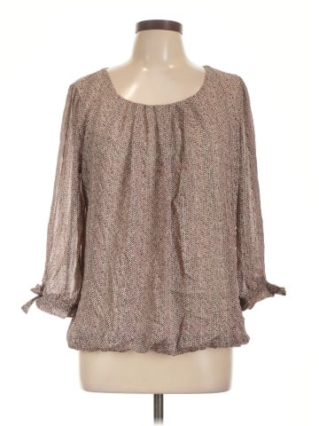 Roz & Ali 3/4 Sleeve Blouse (view 1)