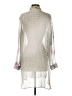 3 Sisters 100% Polyester Print Ivory Long Sleeve Blouse Size S - photo 2