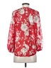 L'Agence 100% Polyester Floral Red 3/4 Sleeve Blouse Size XS (tall) - photo 2