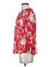 L'Agence 100% Polyester Floral Red 3/4 Sleeve Blouse Size XS (tall) - photo 5