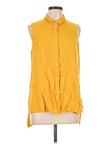Fever Sleeveless Button-Down Shirt (view 1)