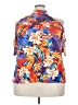 Rouge Tropical Orange Short Sleeve Blouse Size 3X - photo 1