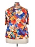 Rouge Tropical Orange Short Sleeve Blouse Size 3X - photo 2