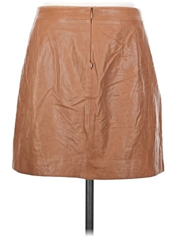 Vince. Leather Skirt (view 2)