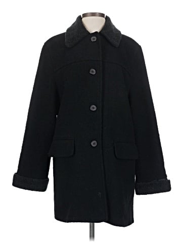 Larry Levine Wool Coat (view 1)
