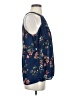 Luxology 100% Polyester Blue Sleeveless Blouse Size S - photo 4
