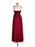 Needle & Thread 100% Polyester Solid Burgundy Cocktail Dress Size 6 - photo 2