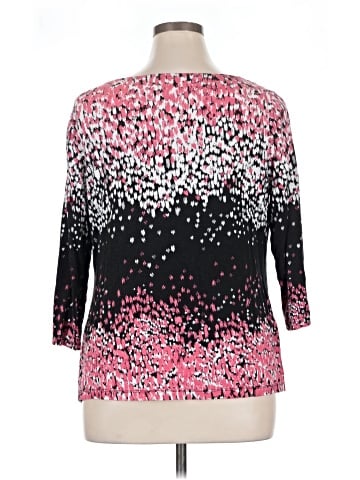 212 Collection 3/4 Sleeve Top (view 2)