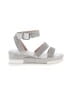 Azalea Wang Silver Sandals Size 6 1/2 - photo 1