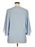 Lisa Rinna 100% Polyester Blue 3/4 Sleeve Blouse Size XL - photo 2