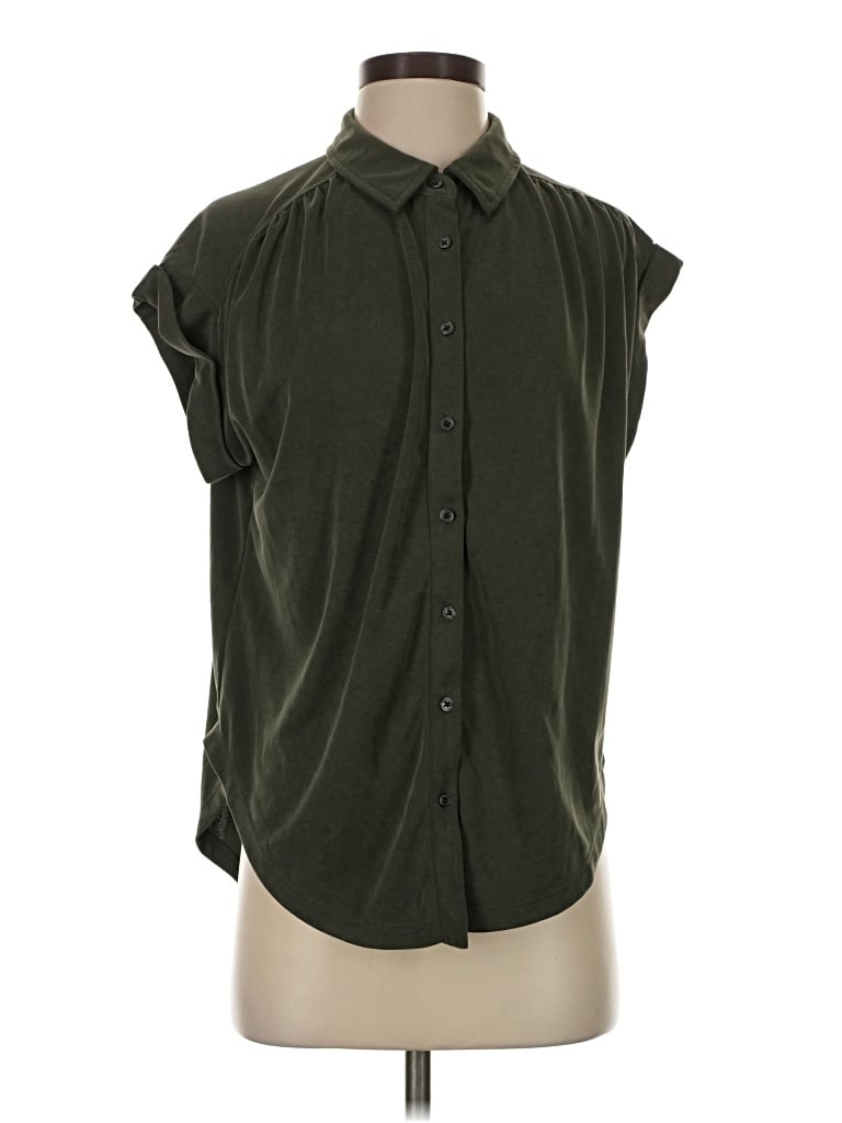 Pre-owned Lou & Grey Sleeveless T-shirt In Green