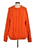 Zara Solid Orange Pullover Sweater Size M - photo 1