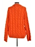 Zara Solid Orange Pullover Sweater Size M - photo 2