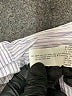 Zara Stripes White Long Sleeve Button-Down Shirt Size 9 - 10 - photo 4