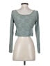 Kirious Teal Long Sleeve Top Size S - photo 2