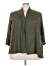 Bobeau Green Cardigan Size 3X - photo 1