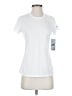 Asics 100% Polyester White Active T-Shirt Size S - photo 1