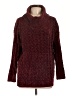 Jones New York Signature 100% Polyester Burgundy Pullover Sweater Size L - photo 1