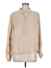 Gerard Darel Tan Long Sleeve Blouse Size 8 (40) - photo 1