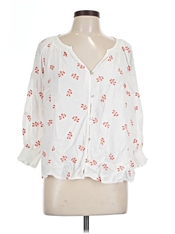 Market and Spruce 3/4 Sleeve Blouse (view 1)