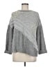 Current/Elliott Chevron-herringbone Gray Pullover Sweater Size Med (2) - photo 1
