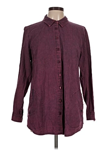Joan Rivers Long Sleeve Button-Down Shirt (view 1)
