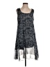 Shoreline 100% Polyester Paisley Gray Casual Dress Size S - photo 1