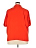 CeCe 100% Polyester Orange Short Sleeve Blouse Size 2X - photo 2