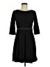 Max Studio Polka Dots Black Casual Dress Size M - photo 1