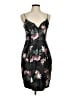 Talbots 100% Polyester Tropical Black Cocktail Dress Size M - photo 1