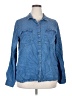 Gap Outlet 100% Lyocell Blue Long Sleeve Button-Down Shirt Size XXL - photo 1