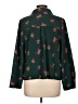 BP. 100% Polyester Floral Green 3/4 Sleeve Blouse Size L - photo 2