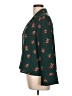BP. 100% Polyester Floral Green 3/4 Sleeve Blouse Size L - photo 5