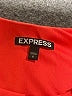 Express 100% Polyester Solid Orange Cocktail Dress Size 2 - photo 7