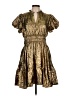 shopthemint.com 100% Polyester Metallic Gold Cocktail Dress Size L - photo 1