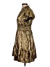shopthemint.com 100% Polyester Metallic Gold Cocktail Dress Size L - photo 5