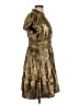 shopthemint.com 100% Polyester Metallic Gold Cocktail Dress Size L - photo 4